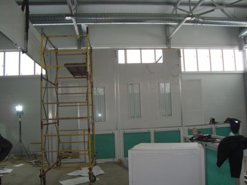 Покрасочно-сушильная камера для сварных металлоконструкций SPKSPK-8х6х4