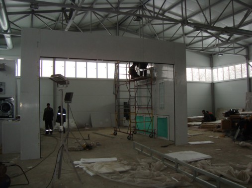 Покрасочно-сушильная камера для сварных металлоконструкций SPKSPK-8х6х4