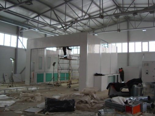 Покрасочно-сушильная камера для сварных металлоконструкций SPKSPK-8х6х4