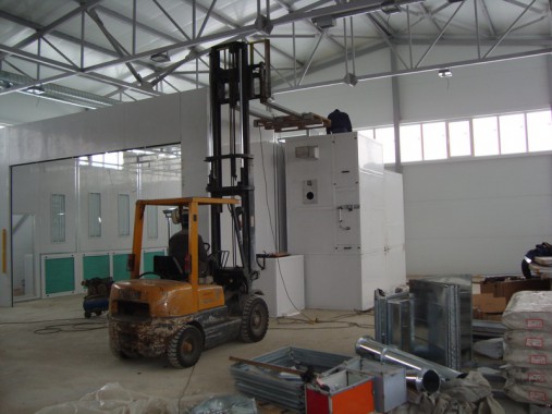 Покрасочно-сушильная камера для сварных металлоконструкций SPKSPK-8х6х4