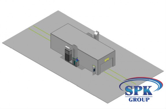 Окрасочно-сушильная камера для металлоконструкций SPK Италия Окрасочно-сушильная камера для металлоконструкций SPK Италия