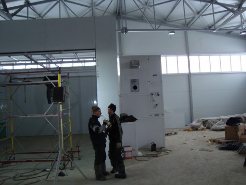 Покрасочно-сушильная камера для сварных металлоконструкций SPKSPK-8х6х4