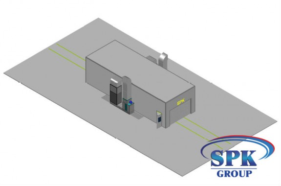 Окрасочно-сушильная камера для металлоконструкций SPK Италия Окрасочно-сушильная камера для металлоконструкций SPK Италия
