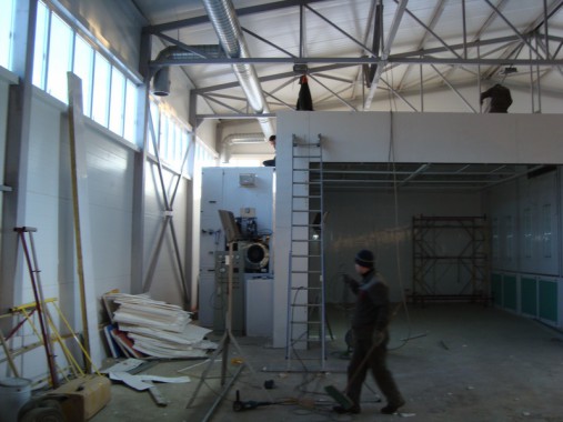 Покрасочно-сушильная камера для сварных металлоконструкций SPKSPK-8х6х4