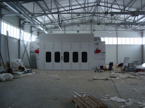 Покрасочно-сушильная камера для сварных металлоконструкций SPKSPK-8х6х4