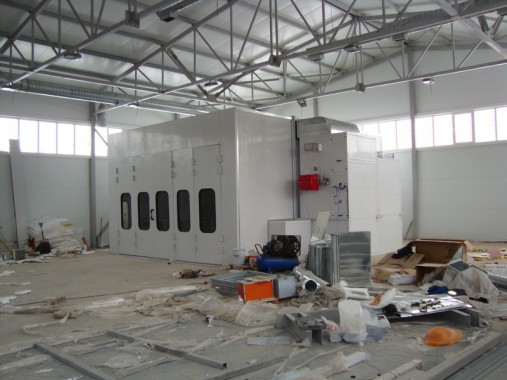 Покрасочно-сушильная камера для сварных металлоконструкций SPKSPK-8х6х4