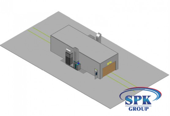 Окрасочно-сушильная камера для металлоконструкций SPK Италия Окрасочно-сушильная камера для металлоконструкций SPK Италия