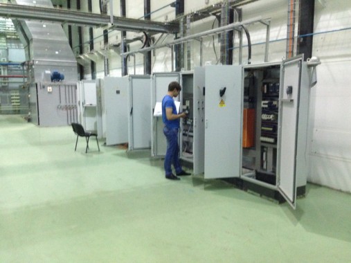 Электровозосборочный завод. Покрасочно-сушильная камера для локомотивов Alstom SPK-32.9.8