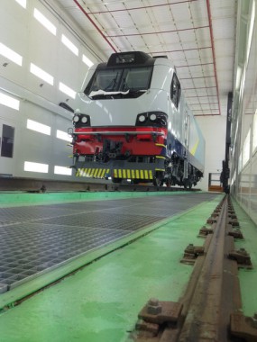 Электровозосборочный завод. Покрасочно-сушильная камера для локомотивов Alstom SPK-32.9.8