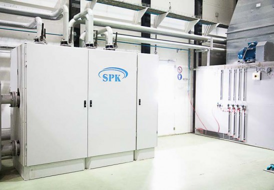 Электровозосборочный завод. Покрасочно-сушильная камера для локомотивов Alstom SPK-32.9.8