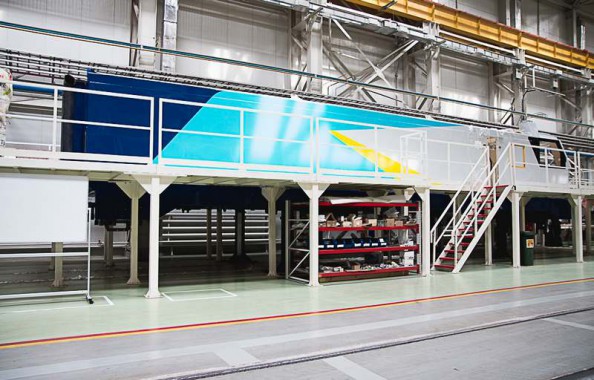 Электровозосборочный завод. Покрасочно-сушильная камера для локомотивов Alstom SPK-32.9.8