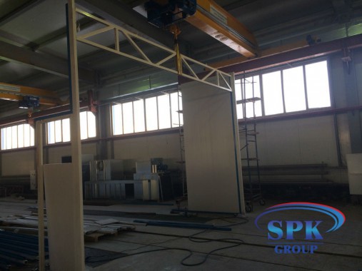 Окрасочно-сушильная камера для металлоконструкций SPK Италия Окрасочно-сушильная камера для металлоконструкций SPK Италия
