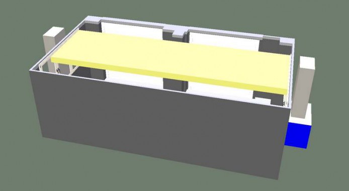 Камера окраски для кабин электровозов SPK-12.6.5  г.Невьянск