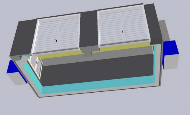 Камера окраски для кабин электровозов SPK-12.6.5  г.Невьянск