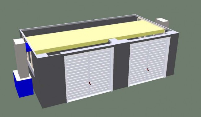 Камера окраски для кабин электровозов SPK-12.6.5  г.Невьянск