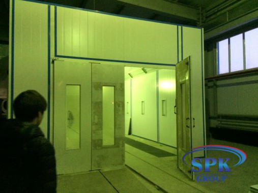 Окрасочно-сушильная камера для металлоконструкций SPK Италия Окрасочно-сушильная камера для металлоконструкций SPK Италия