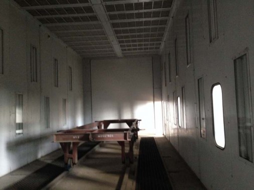 Покрасочно-сушильная и дробеструйная камера для РЖД