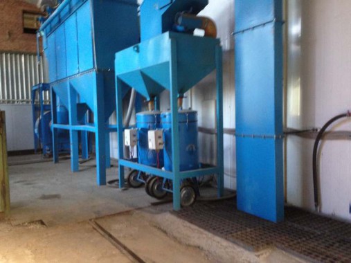 Покрасочно-сушильная и дробеструйная камера для РЖД