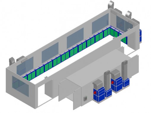 Модернизация покрасочно-сушильной камеры для военной техники SPK-25.5.6 Модернизация покрасочно-сушильной камеры для военной техники SPK-25.5.6