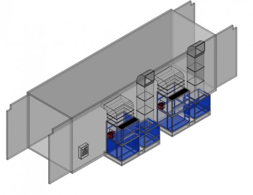 Модернизация покрасочно-сушильной камеры для военной техники SPK-25.5.6 Модернизация покрасочно-сушильной камеры для военной техники SPK-25.5.6