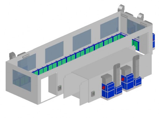 Модернизация покрасочно-сушильной камеры для военной техники SPK-25.5.6 Модернизация покрасочно-сушильной камеры для военной техники SPK-25.5.6