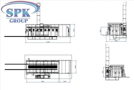 ОКРАСОЧНО-СУШИЛЬНАЯ КАМЕРА ТУПИКОВОГО ТИПА SPK-13.4.4 ОКРАСОЧНО-СУШИЛЬНАЯ КАМЕРА ТУПИКОВОГО ТИПА SPK-13.4.4