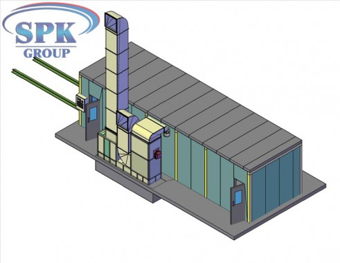 ОКРАСОЧНО-СУШИЛЬНАЯ КАМЕРА ТУПИКОВОГО ТИПА SPK-13.4.4 ОКРАСОЧНО-СУШИЛЬНАЯ КАМЕРА ТУПИКОВОГО ТИПА SPK-13.4.4