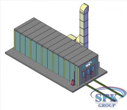 ОКРАСОЧНО-СУШИЛЬНАЯ КАМЕРА ТУПИКОВОГО ТИПА SPK-13.4.4 ОКРАСОЧНО-СУШИЛЬНАЯ КАМЕРА ТУПИКОВОГО ТИПА SPK-13.4.4