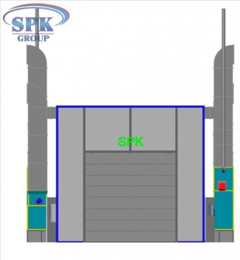 Окрасочная проходная камера для троллейбусов SPK-22.6.5 Окрасочная проходная камера для троллейбусов SPK-22.6.5