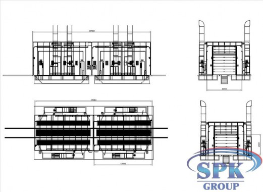 Проходная покрасочно-сушильная камера для сельскохозяйственной техники SPK-20.6.5