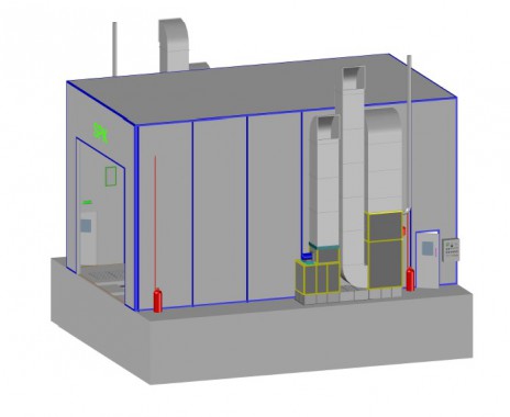 Промышленная подготовительная камера для спецтехники SPK-12.7.6 Промышленная подготовительная камера для спецтехники SPK-12.7.6