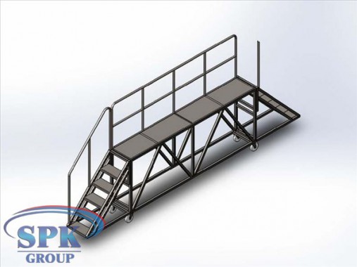 Передвижная подъемная площадка