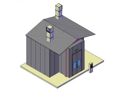 Малярная камера для установки вне помещения SPK-7.3.5 Россия