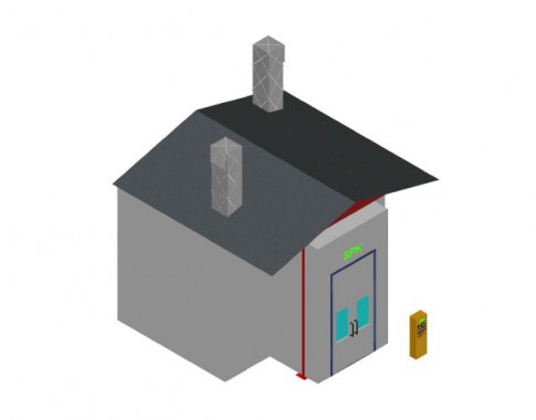 Подготовительная камера под навесом SPK-7.3.5 Подготовительная камера под навесом SPK-7.3.5