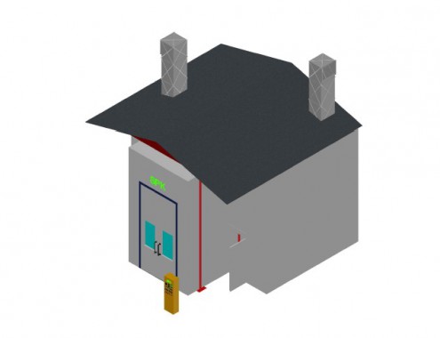 Подготовительная камера под навесом SPK-7.3.5 Подготовительная камера под навесом SPK-7.3.5