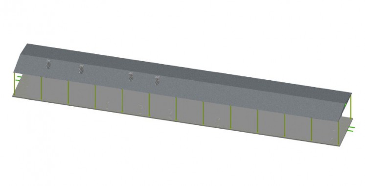 Камера для подготовки и окраски калийных вагонов Уличного исполнения SPK-70.7.6 Камера для подготовки и окраски калийных вагонов Уличного исполнения SPK-70.7.6