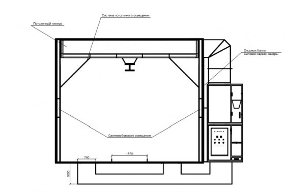 Камера окраски уличного типа совмещенная с дробеструйной SPK 36 Камера окраски уличного типа совмещенная с дробеструйной SPK 36