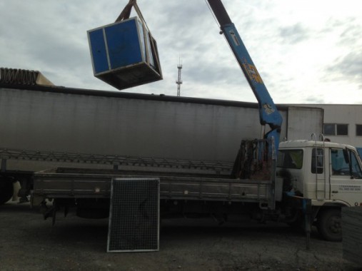 Демонтаж камер окраски