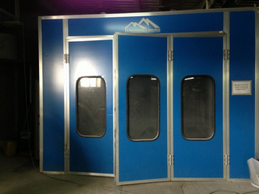 Демонтаж камер окраски