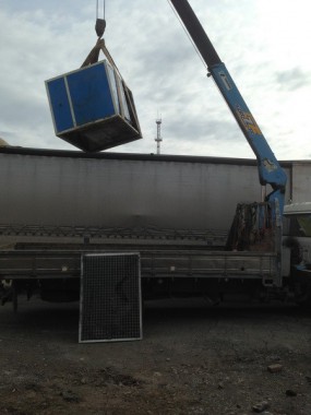 Демонтаж камер окраски