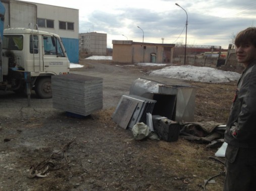 Демонтаж камер окраски