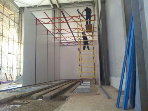 Строительство моечной камеры на Заводе по производству дизельных двигателей GEVO. Строительство моечной камеры на Заводе по производству дизельных двигателей GEVO.