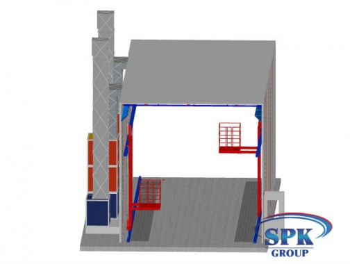 Окрасочно сушильная камера для блочных конструкций SPK 14x6x5 Россия-Германия Окрасочно сушильная камера для блочных конструкций SPK 14x6x5 Россия-Германия