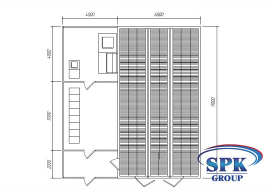 Окрасочно-сушильная камера тупикового типа SPK-11.6.5 РОССИЯ