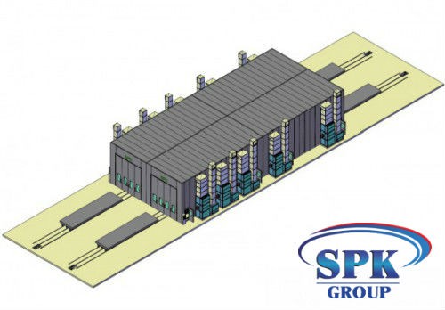 Комплекс окрасочно сушильных камер с большой проходимостью SPK 32x14x6 Комплекс окрасочно сушильных камер с большой проходимостью SPK 32x14x6