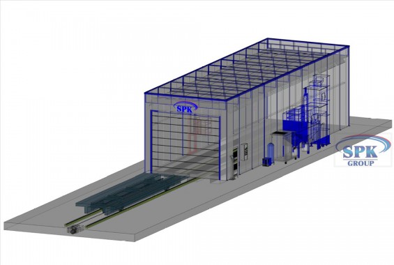 Дробеструйная камера тупиковая SPK-20.6.5 Дробеструйная камера тупиковая SPK-20.6.5