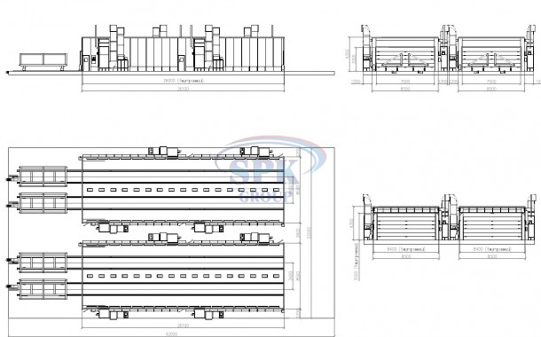 Комплекс для окраски и сушки металлоконструкций SPK-26.8.3
