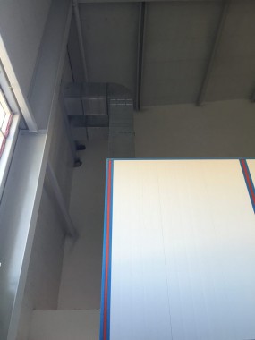 Окрасочно-сушильная камера для дизельных двигателей. Завод по производству дизельных двигателей "Астана Дизель Сервис", Астана (Казахстан)