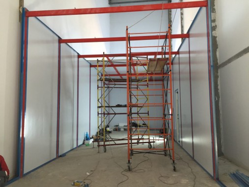 Камера для хранения и смешивания красок. Завод по производству дизельных двигателей Gevo для локомотивов, г. Астана (Казахстан) Камера для хранения и смешивания красок. Завод по производству дизельных двигателей Gevo для локомотивов, г. Астана (Казахстан)