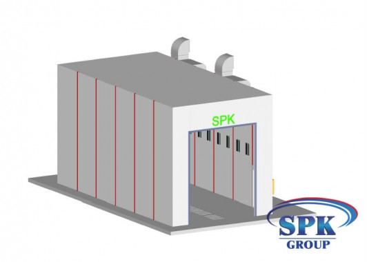 Покрасочная камера для металла SPK 12.5.5 Покрасочная камера для металла SPK 12.5.5